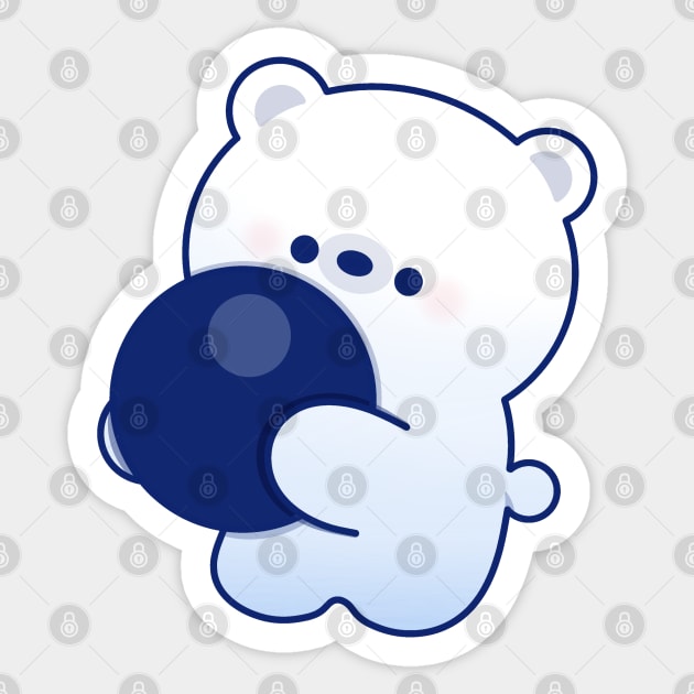 Bear Sticker by theladyernestember